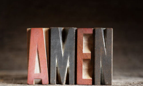 ‘Amen,’ transcends backwards in time
